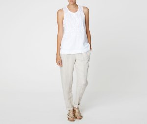 Oysho linen trousers
