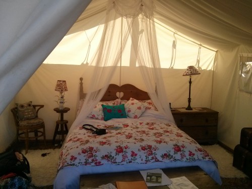 Trapper's Tent Portugal bed